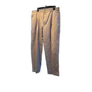 Polo Ralph Lauren Pants Mens 36x30 Beige Andrew Pant Chino Pleated Twill